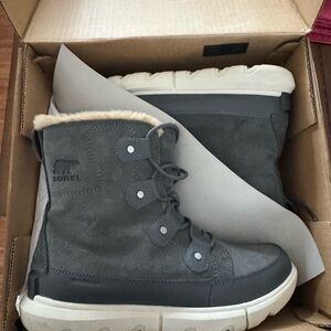 Sorel Explorer II Joan Faux Fur WP Boots